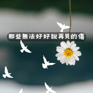 那些無法好好說再見的傷