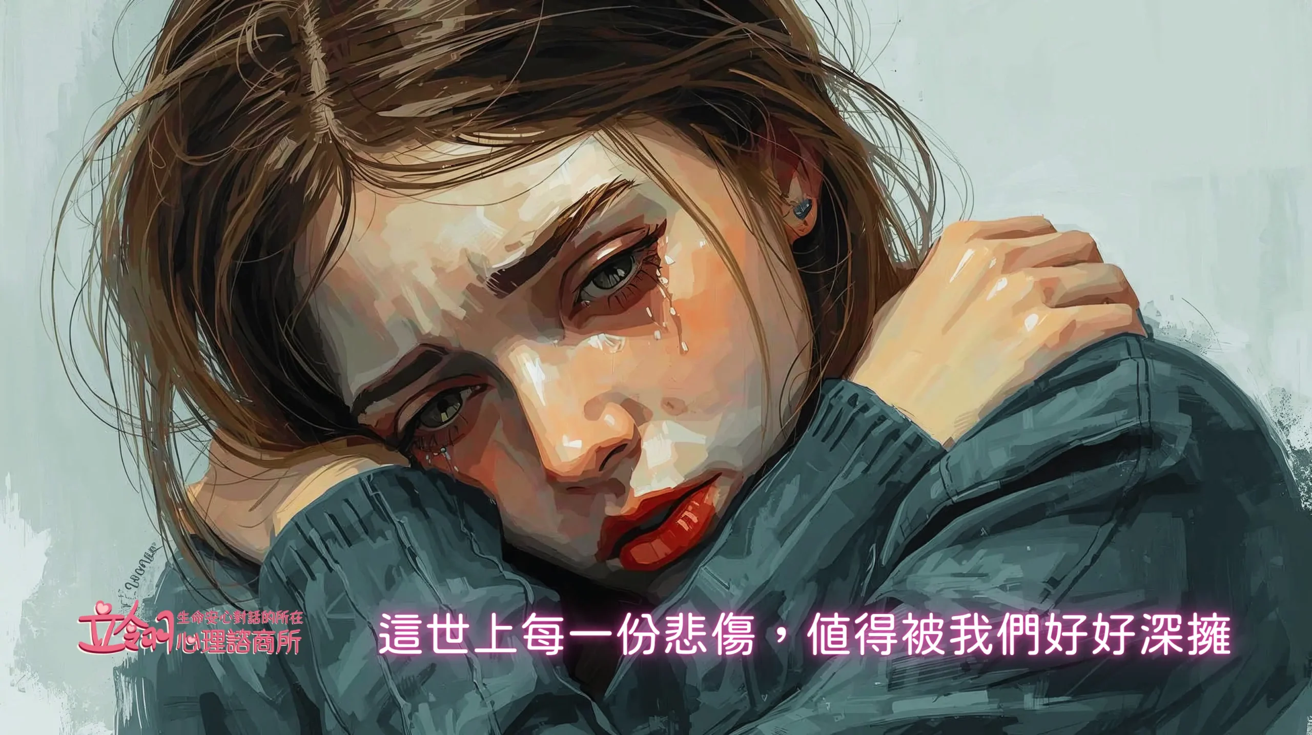 這世上每一份悲傷， 都能被我們好好深擁