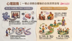 心理諮商過程：為何不能直接給答案？一場必須親自體驗的自我探索旅程｜立翎心理諮商所