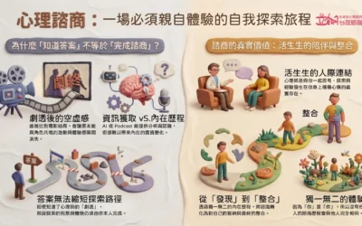 心理諮商過程：為何不能直接給答案？一場必須親自體驗的自我探索旅程｜立翎心理諮商所
